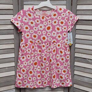 Girls' Relaxed Fit Short Sleeve Knit Dress | Cat & Jack| Small (6/7)